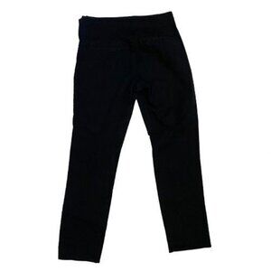 Old Navy Slim Side Zip Black Cigarette Pants Size 6 Business Wear Preowned. B2
